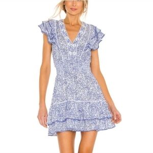 Poupette st Barth camila mini dress blue Size Xs